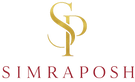 Gold and red logo of SIMRAPOSH on a white background
